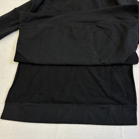 Lululemon Hoodie Womens 6 Side Split Cut Above Logo Sweatshirt Cellphone Pocket - Picture 4 of 9